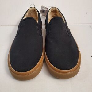 Old Navy Canvas Slip-On Sneakers for Kids black SIZE 4